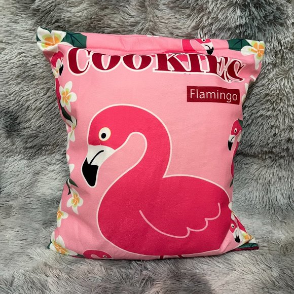Flamingo Snack Pillow plush with 8 mini Stuffed Toy - Picture 4 of 4